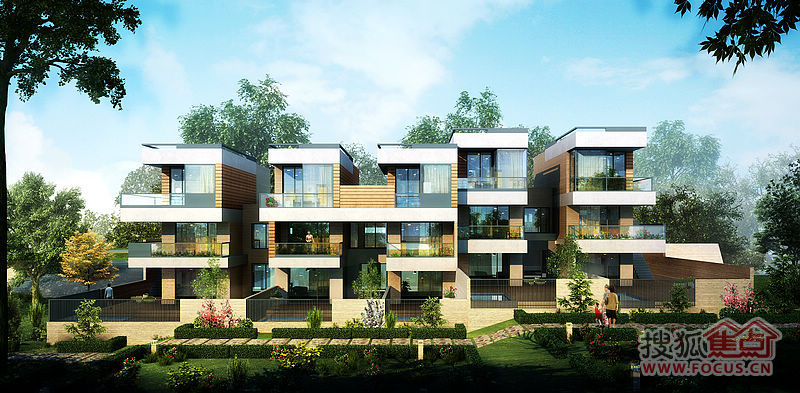 官厅海棠湾别墅效果图