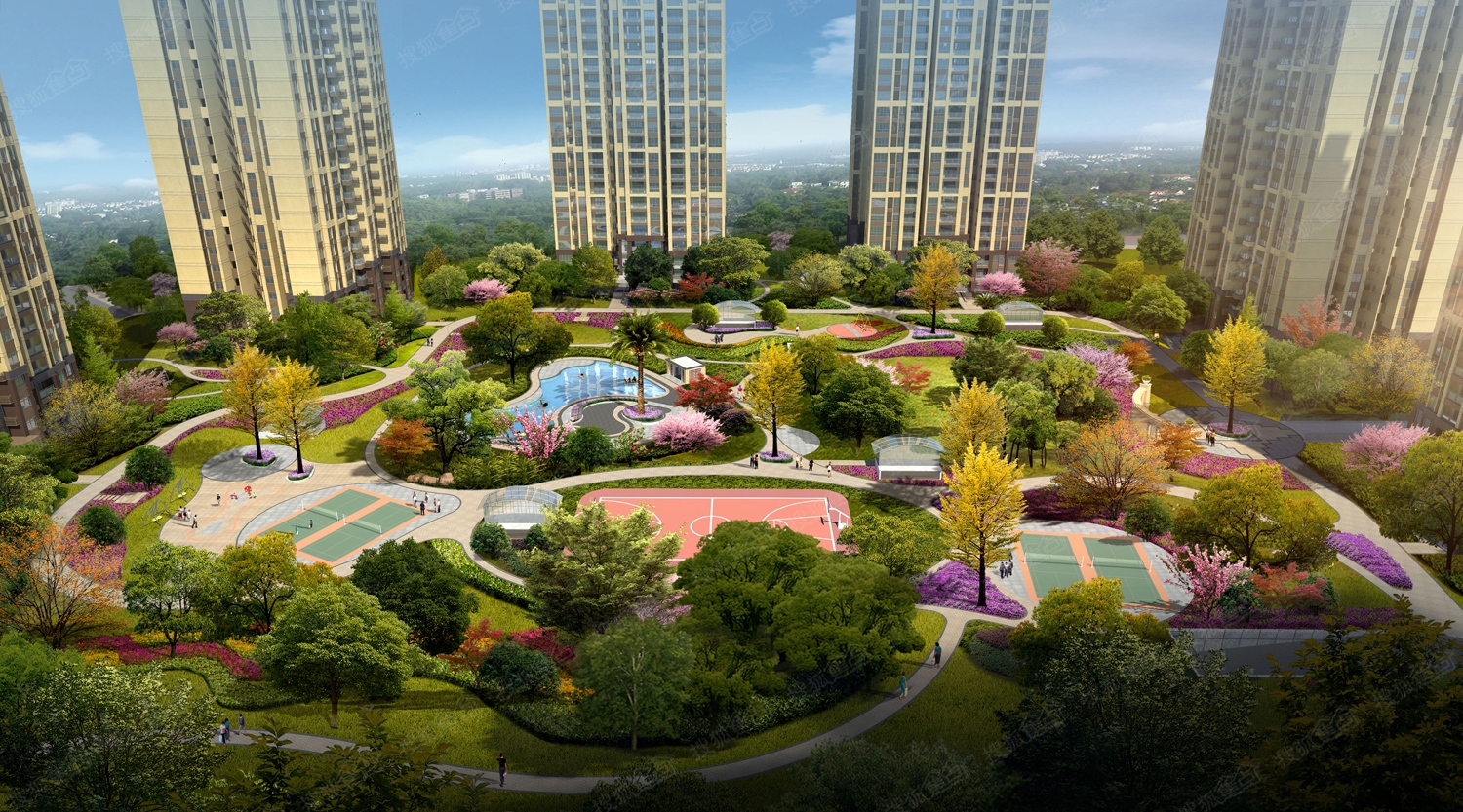 北大资源海樾府C组团效果图-重庆搜狐焦点网