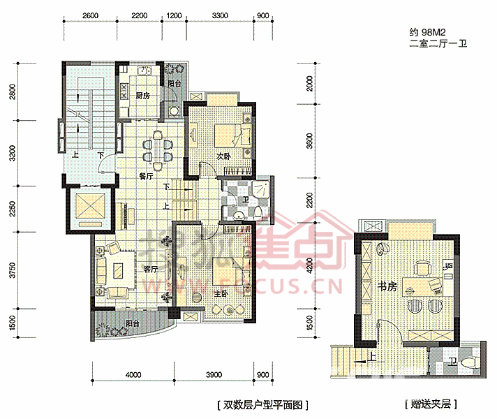 中天名园二居室中天名园_中天名园户型图-常州搜狐焦点网