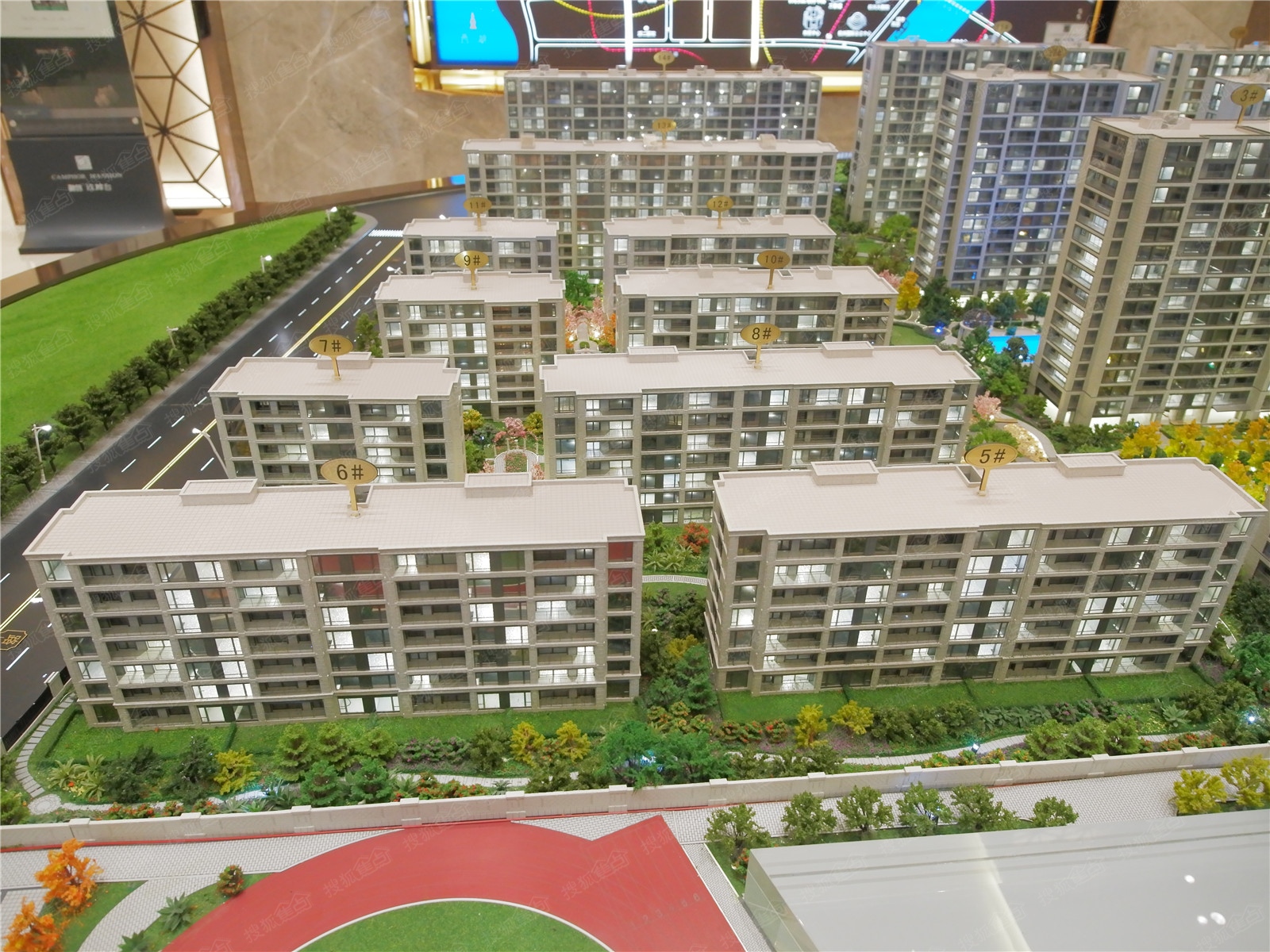 融创玖樟台洋房沙盘-实景图-杭州搜狐焦点网
