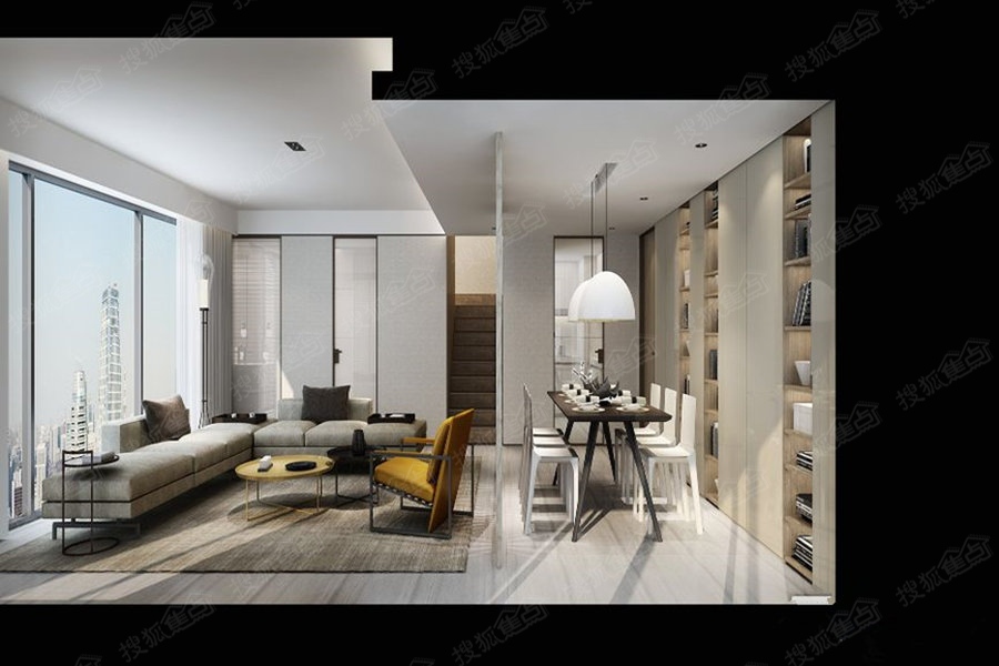 高和海德公馆D3户型样板间-客厅-上海搜狐焦点