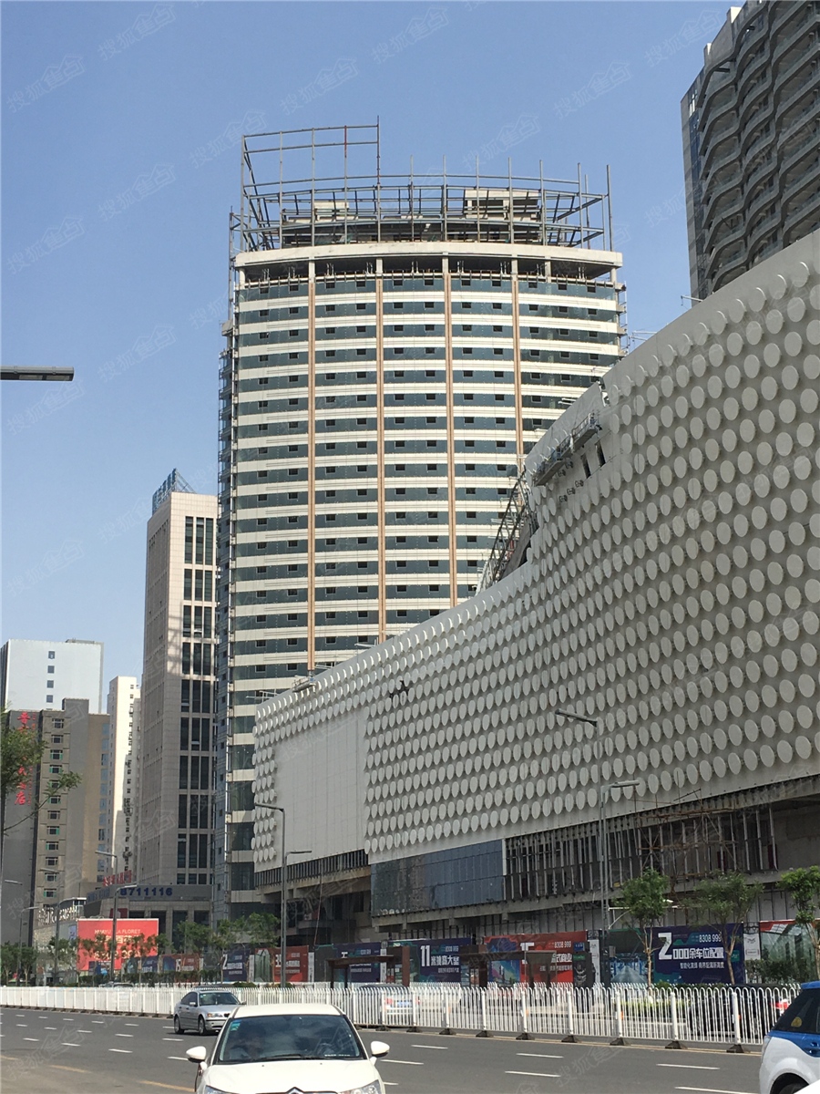 山西华宇百花谷楼盘施工进度图