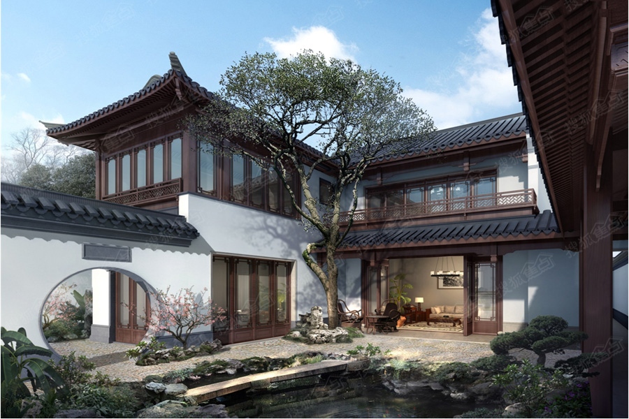 杭州融创中式合院,融创中式合院,融创中式合院别墅(第8页)_大山谷图库