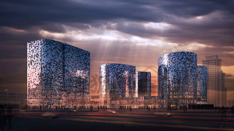 建业五栋大楼