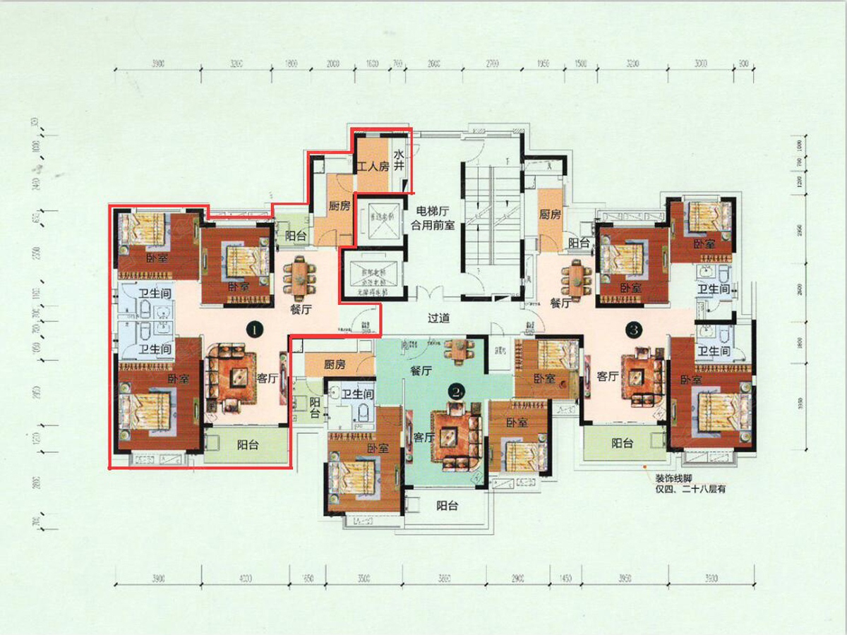 邯郸恒大翡翠华庭户型图片